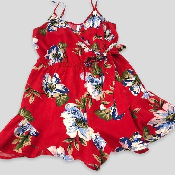 Xhilaration tropical print rompers - Picture 1 of 8